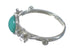 Southwest Sterling Silver Turquoise Flower Ring Size 6-1/2 FX91373